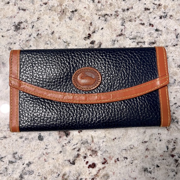 Dooney & Bourke Bags Dooney Bourke Trifold Pebbled Leather Wallet